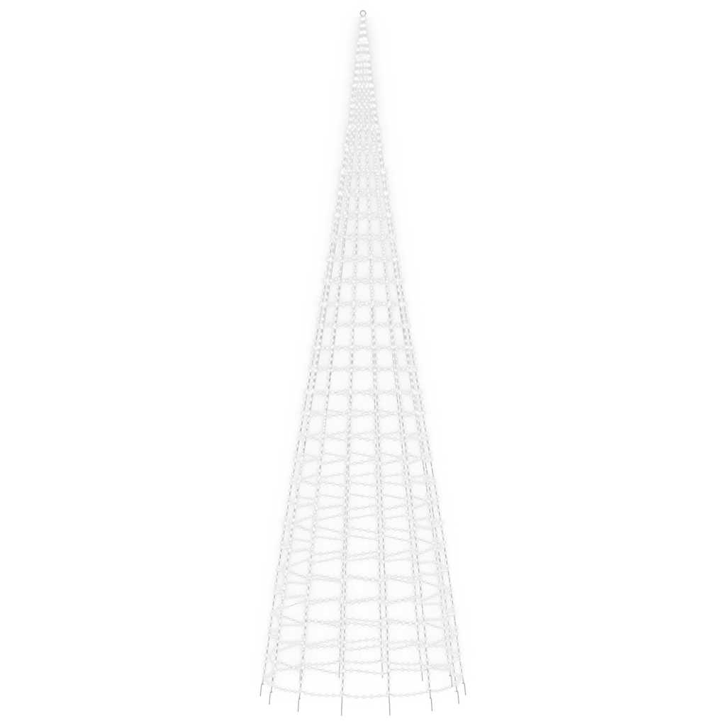 vidaXL Choinka LED 3000 LED Zimna biel 800 cm