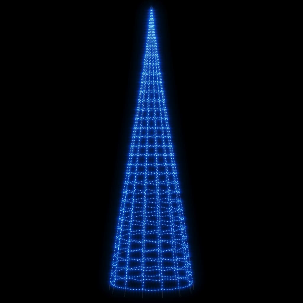 vidaXL Choinka LED 3000 diod LED Niebieski 800 cm