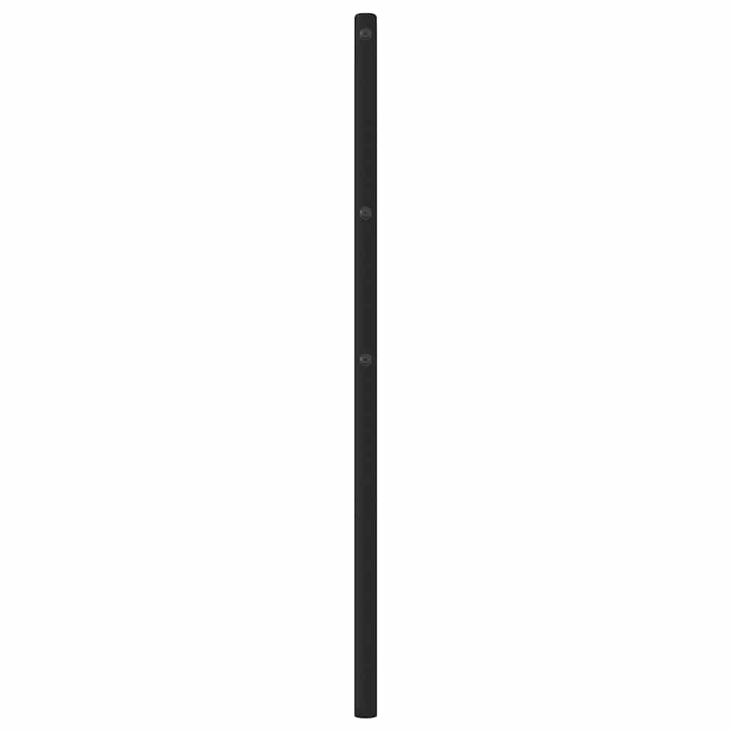 vidaXL Metalowe wymienne wezgłowie, czarne, 100 cm