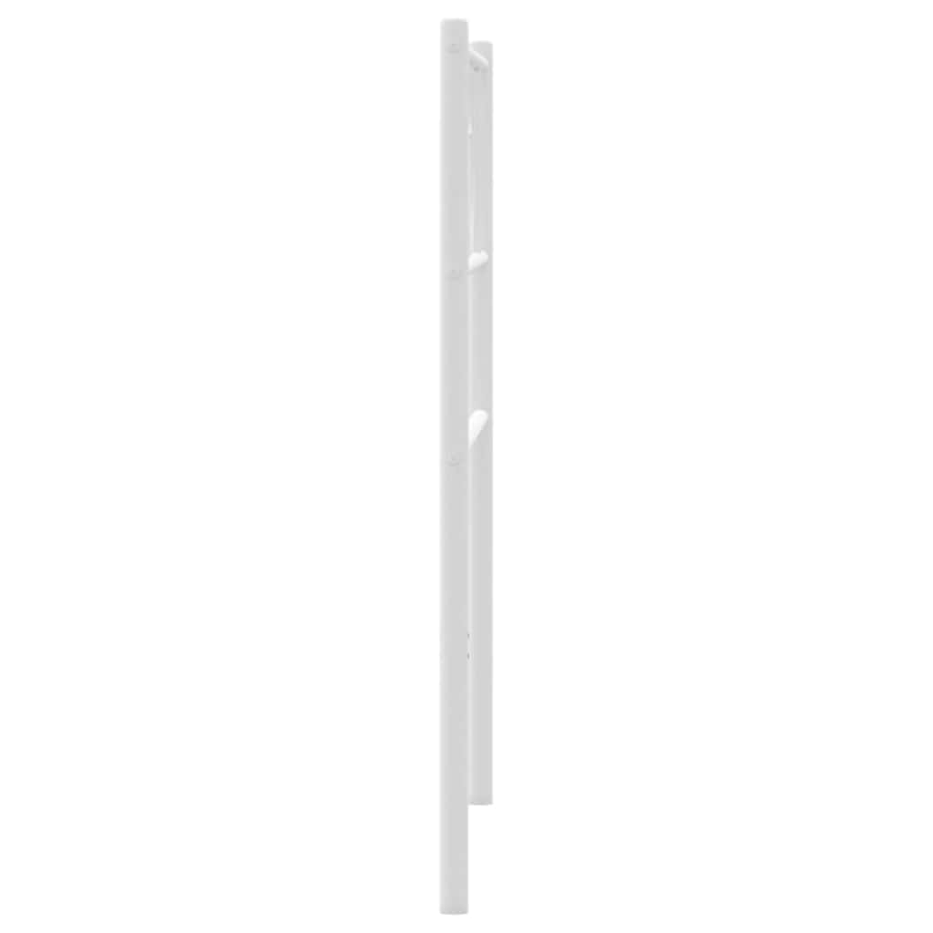 vidaXL Metalowe wymienne wezgłowie, białe, 75 cm