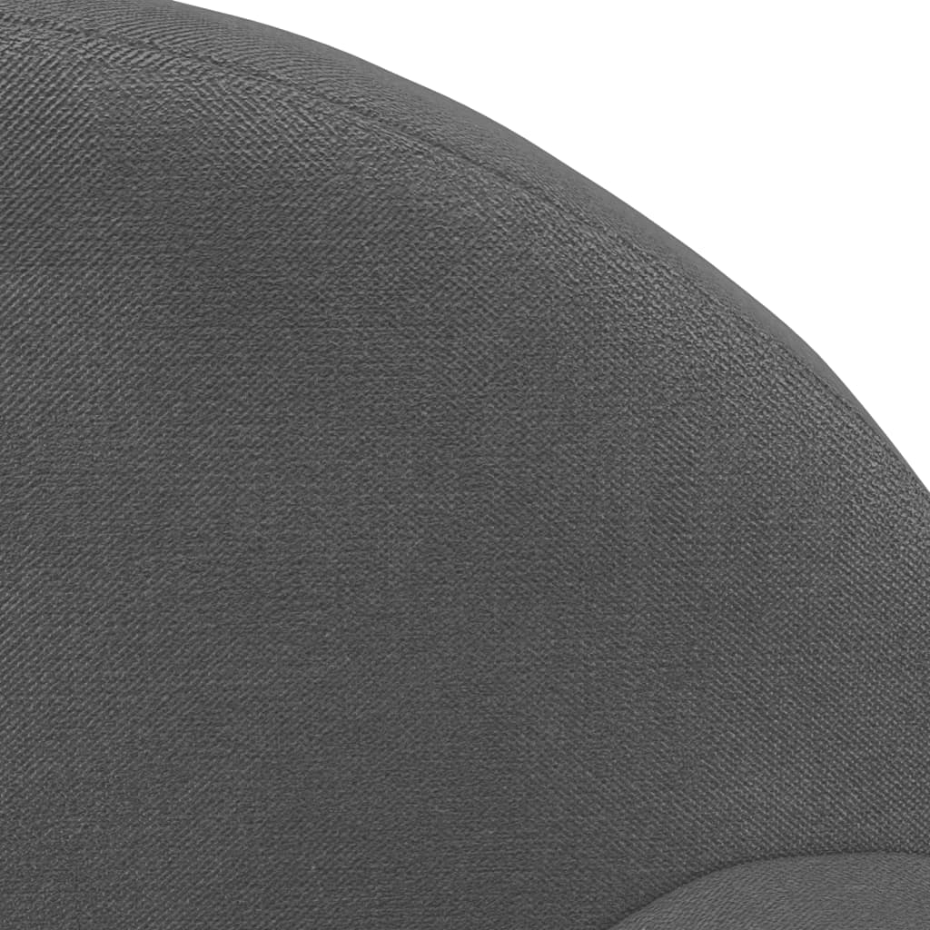 vidaXL 2-os. sofa dla dzieci, rozkładana, antracytowa, miękki plusz