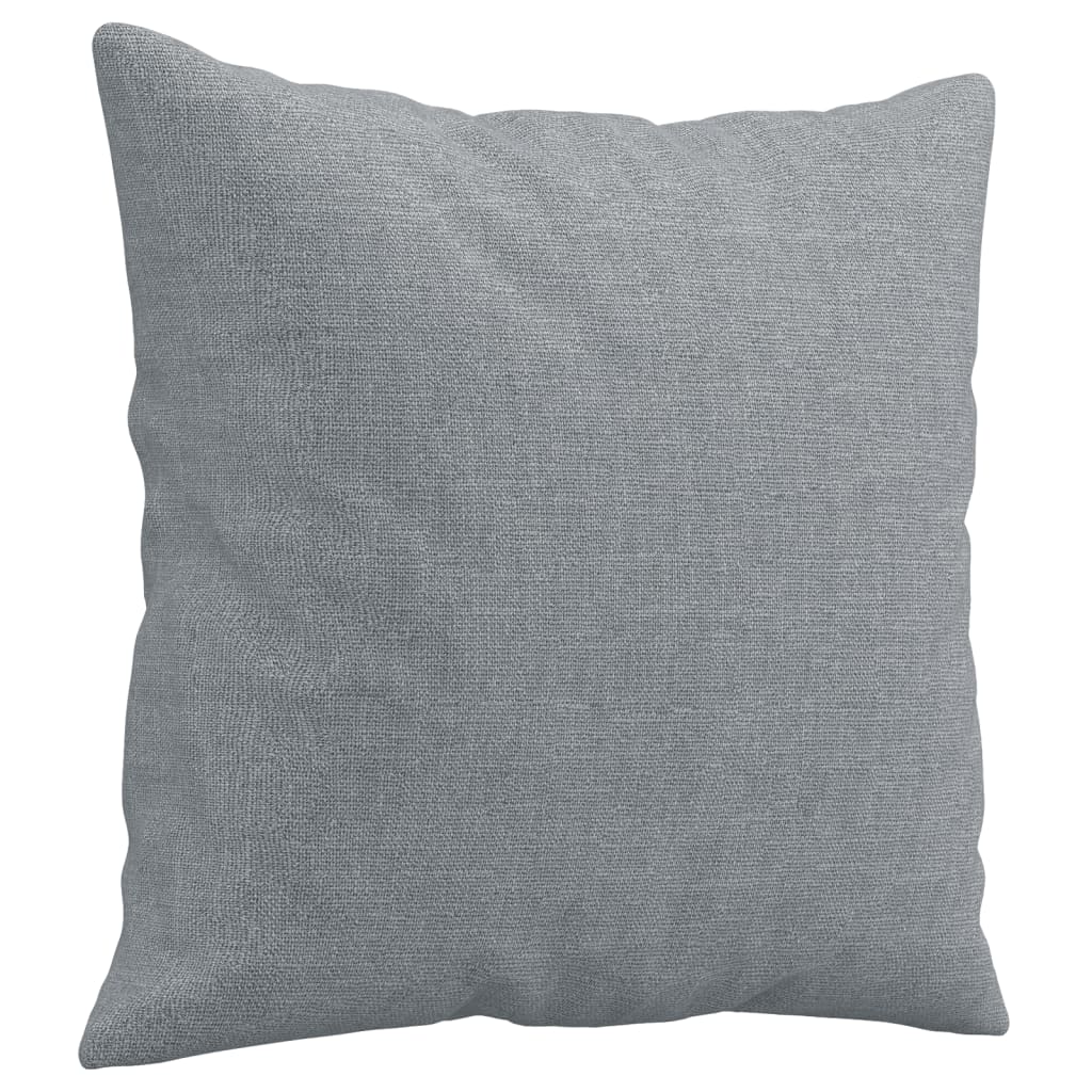 vidaXL 3-osobowa sofa z poduszkami, jasnoszara, 180 cm, tkanina