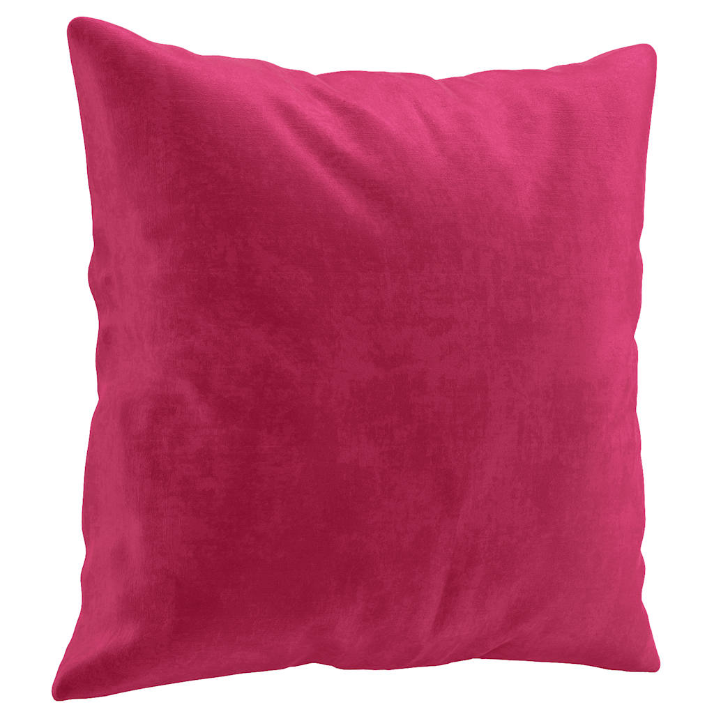 vidaXL 3-osobowa sofa z poduszkami, winna czerwień, 180 cm, aksamit