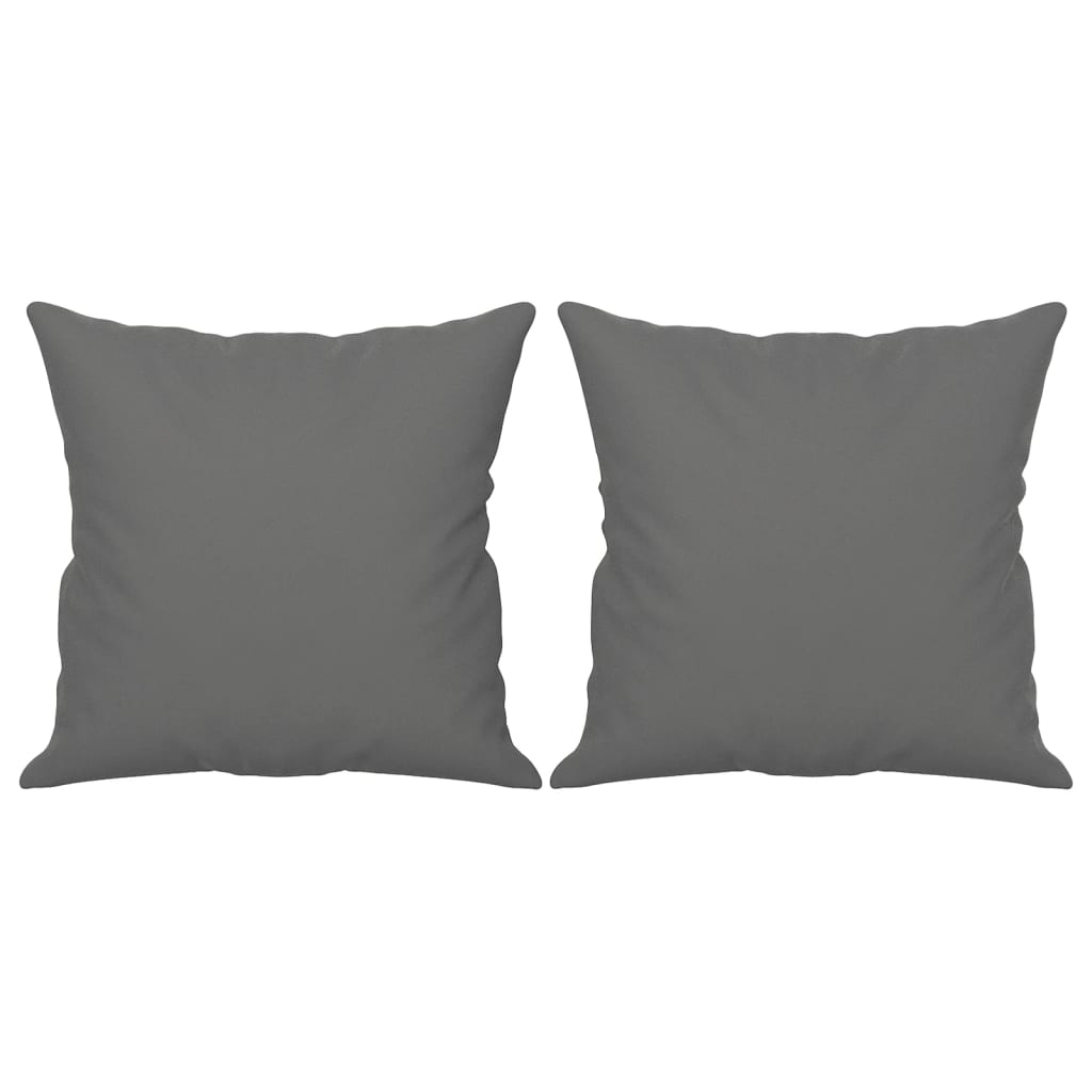 vidaXL 3-osobowa sofa z poduszkami, ciemnoszara, 180 cm, mikrofibra