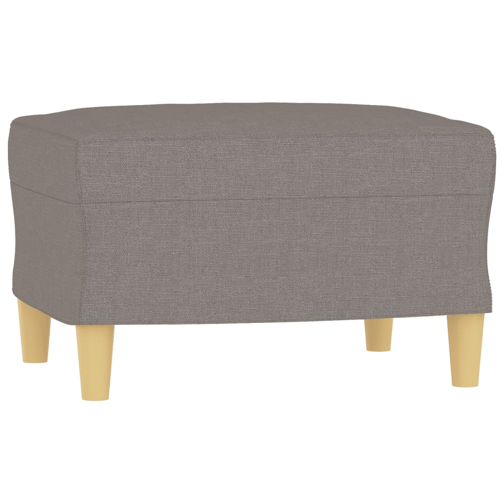 vidaXL 4-cz. komplet wypoczynkowy z poduszkami, taupe, tkanina