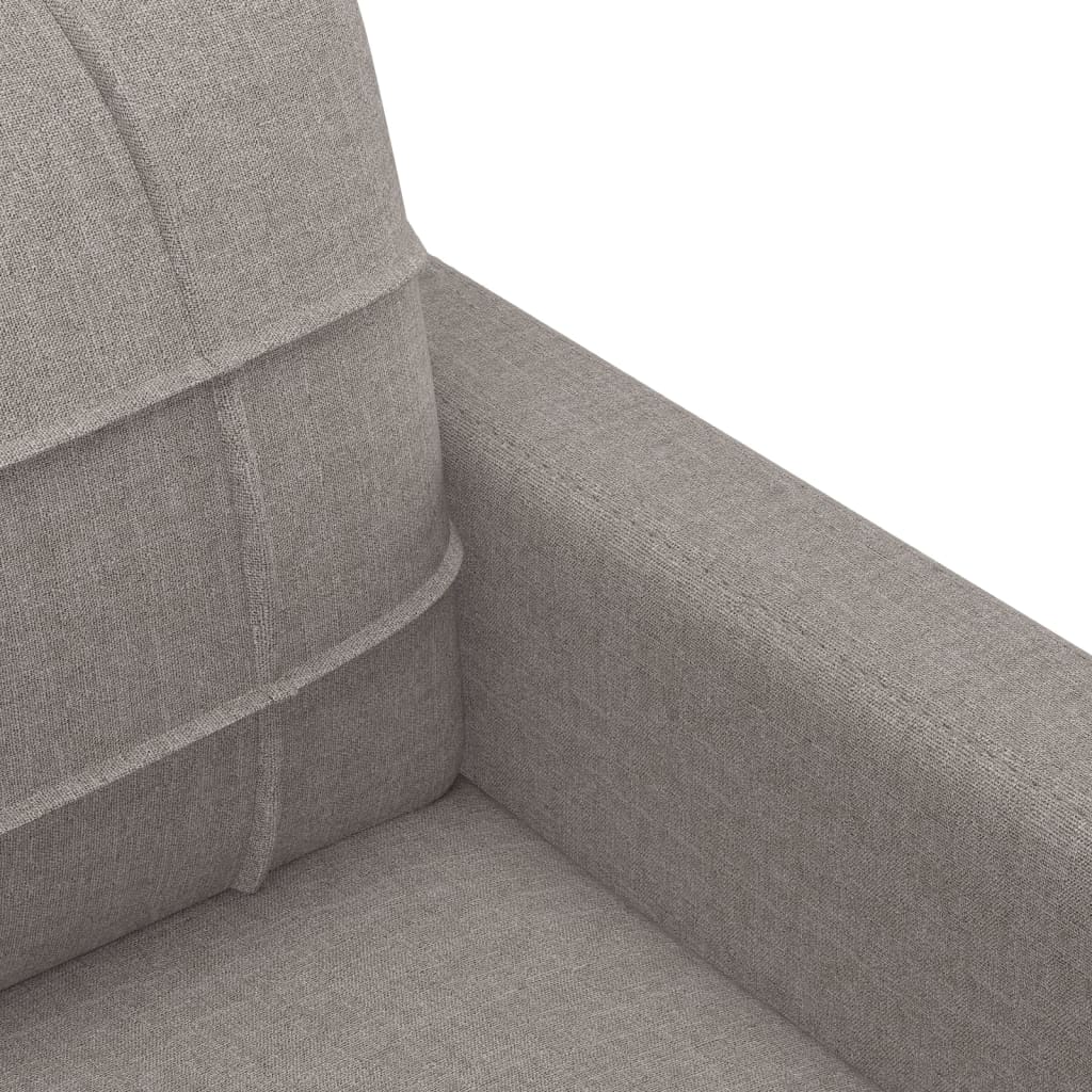 vidaXL 4-cz. komplet wypoczynkowy z poduszkami, taupe, tkanina