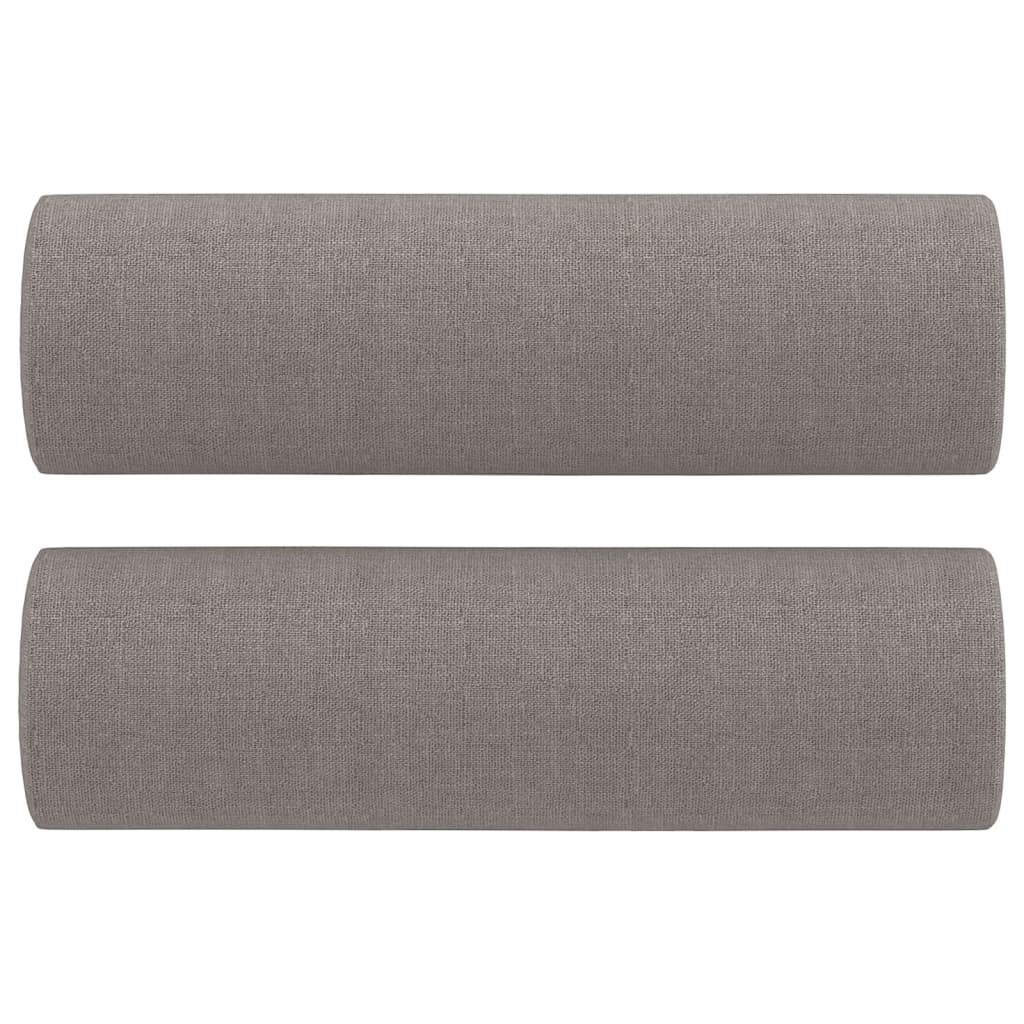 vidaXL 2-cz. komplet wypoczynkowy z poduszkami, taupe, tkanina