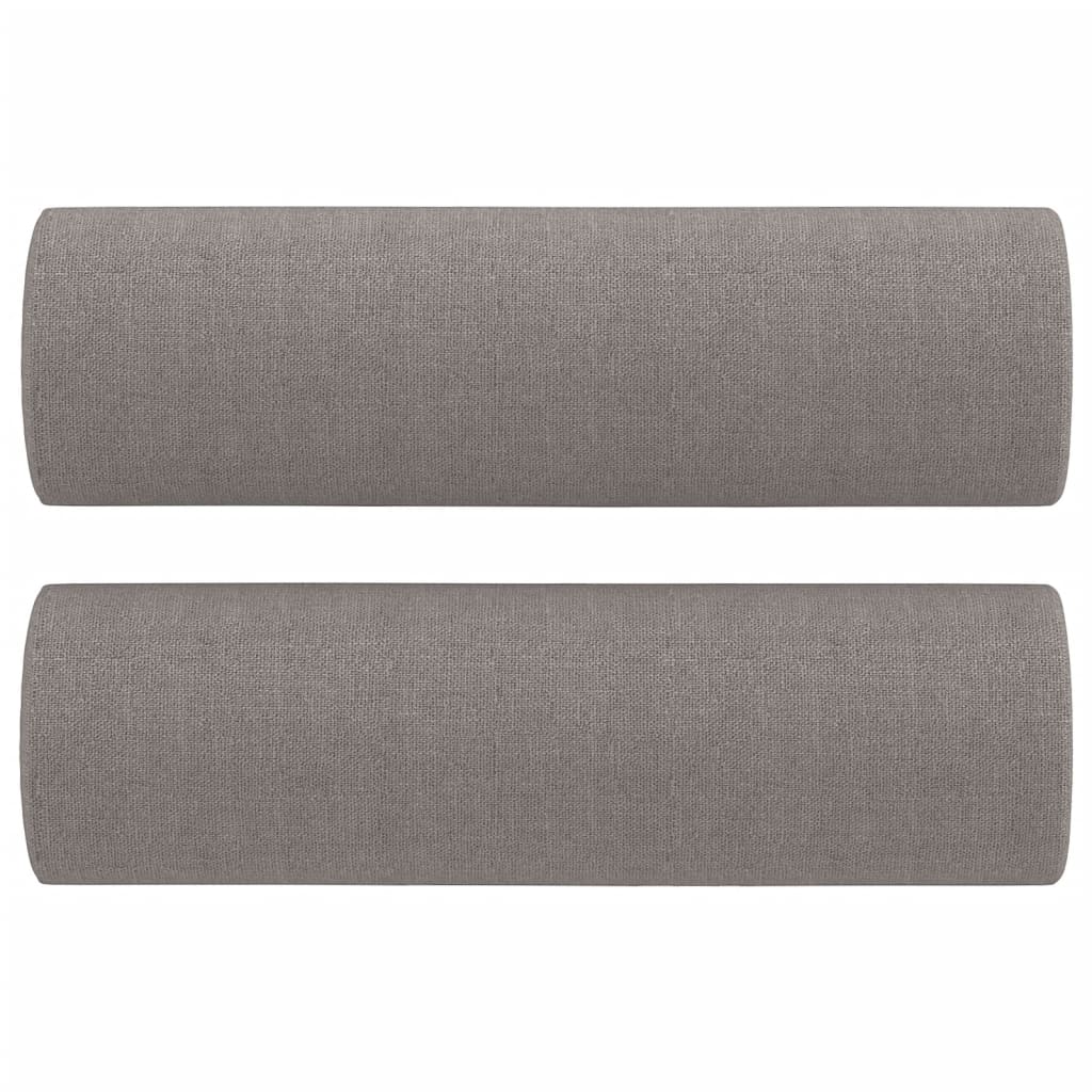 vidaXL 2-cz. komplet wypoczynkowy z poduszkami, taupe, tkanina