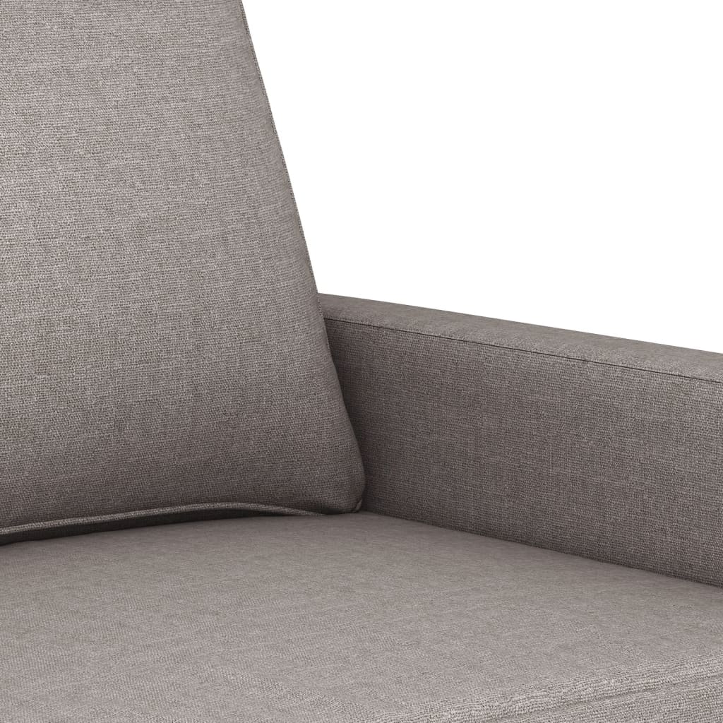 vidaXL 4-częściowy komplet wypoczynkowy z poduszkami, taupe, tkanina