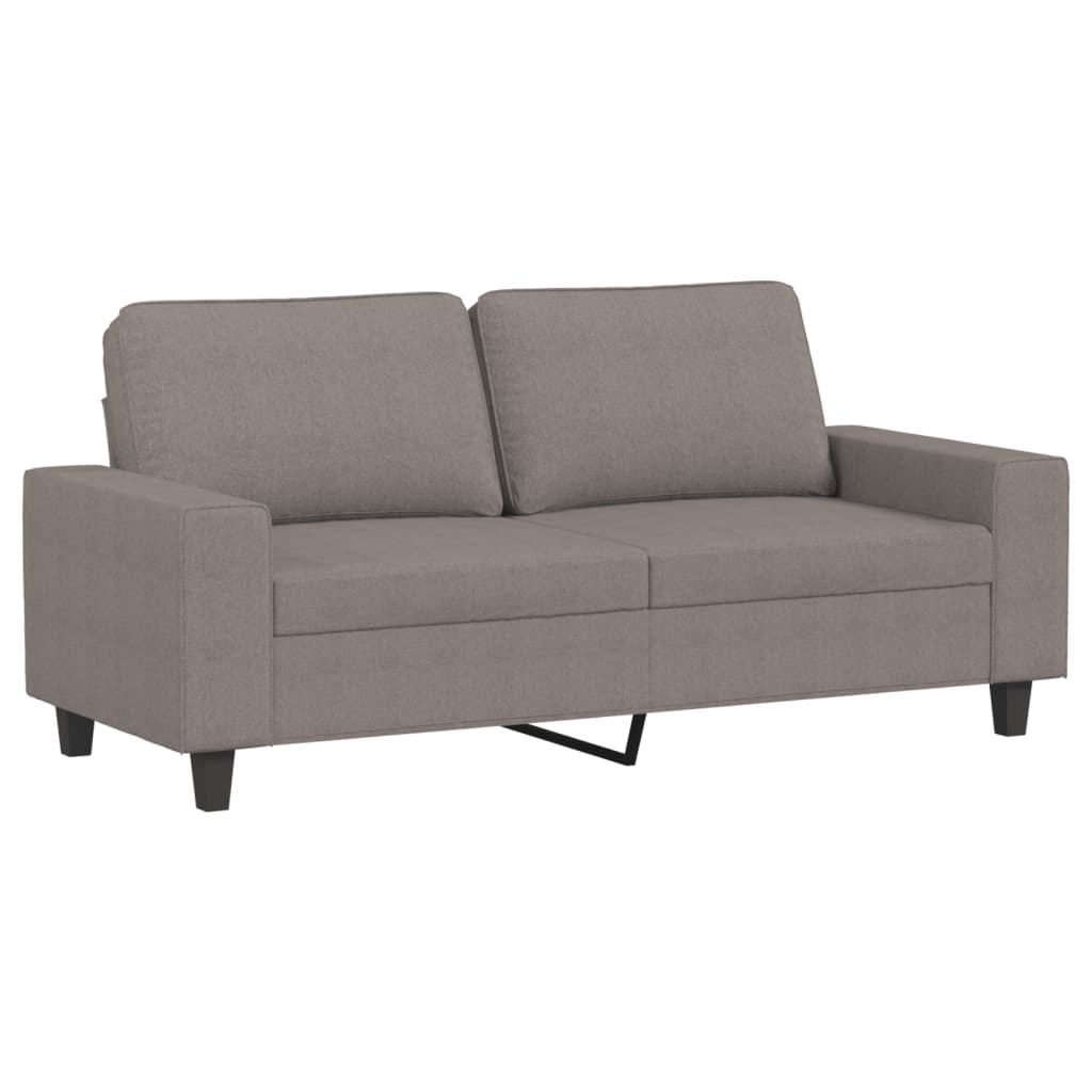 vidaXL 3-cz. komplet wypoczynkowy, kolor taupe, obity tkaniną