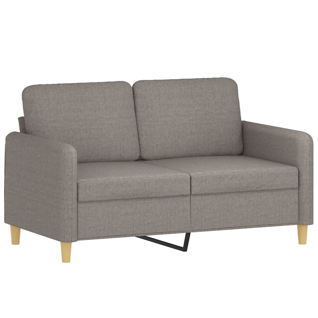 vidaXL 2-cz. komplet wypoczynkowy z poduszkami, taupe, tkanina