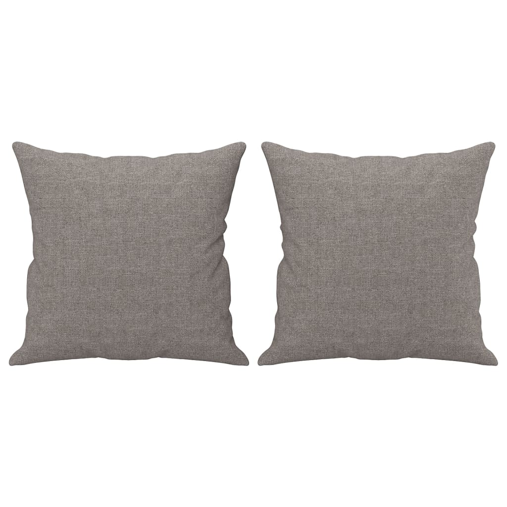 vidaXL 2-cz. komplet wypoczynkowy z poduszkami, taupe, tkanina