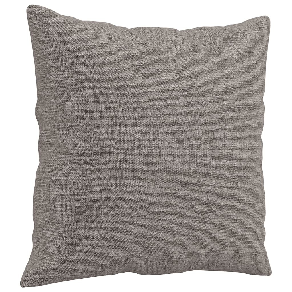vidaXL 2-cz. komplet wypoczynkowy z poduszkami, taupe, tkanina