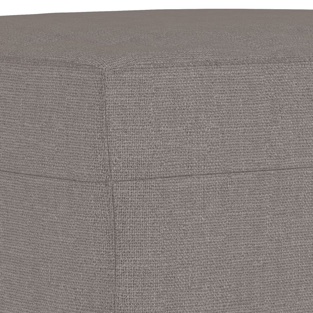 vidaXL 3-cz. komplet wypoczynkowy z poduszkami, taupe, tkanina