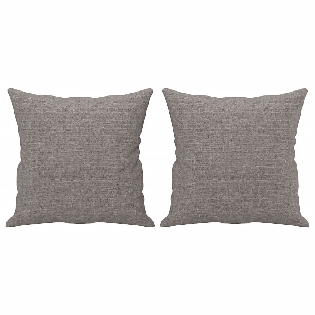 vidaXL 3-cz. komplet wypoczynkowy z poduszkami, taupe, tkanina