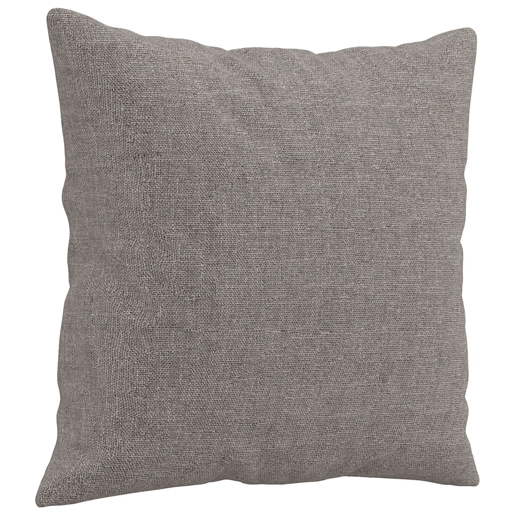 vidaXL 3-cz. komplet wypoczynkowy z poduszkami, taupe, tkanina