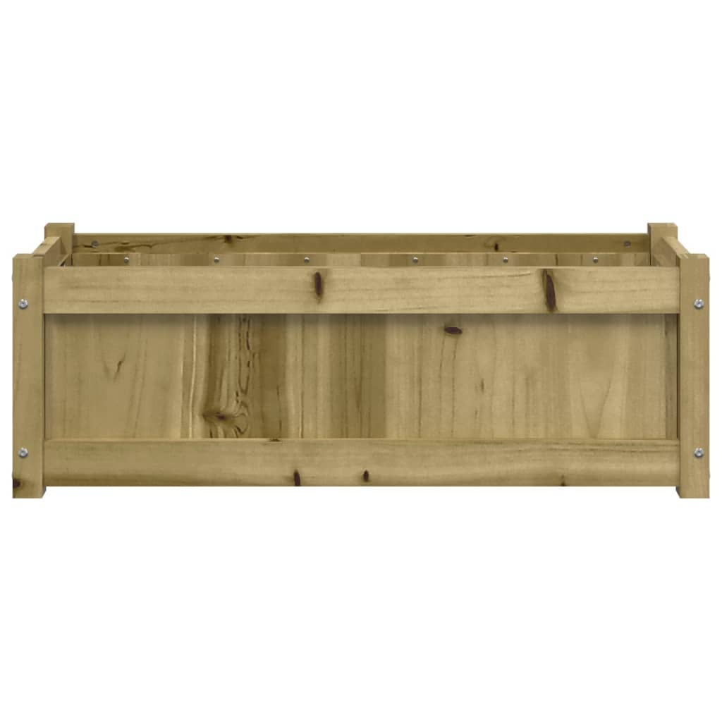 vidaXL Donica ogrodowa, 90x31x31 cm, impregnowane drewno sosnowe