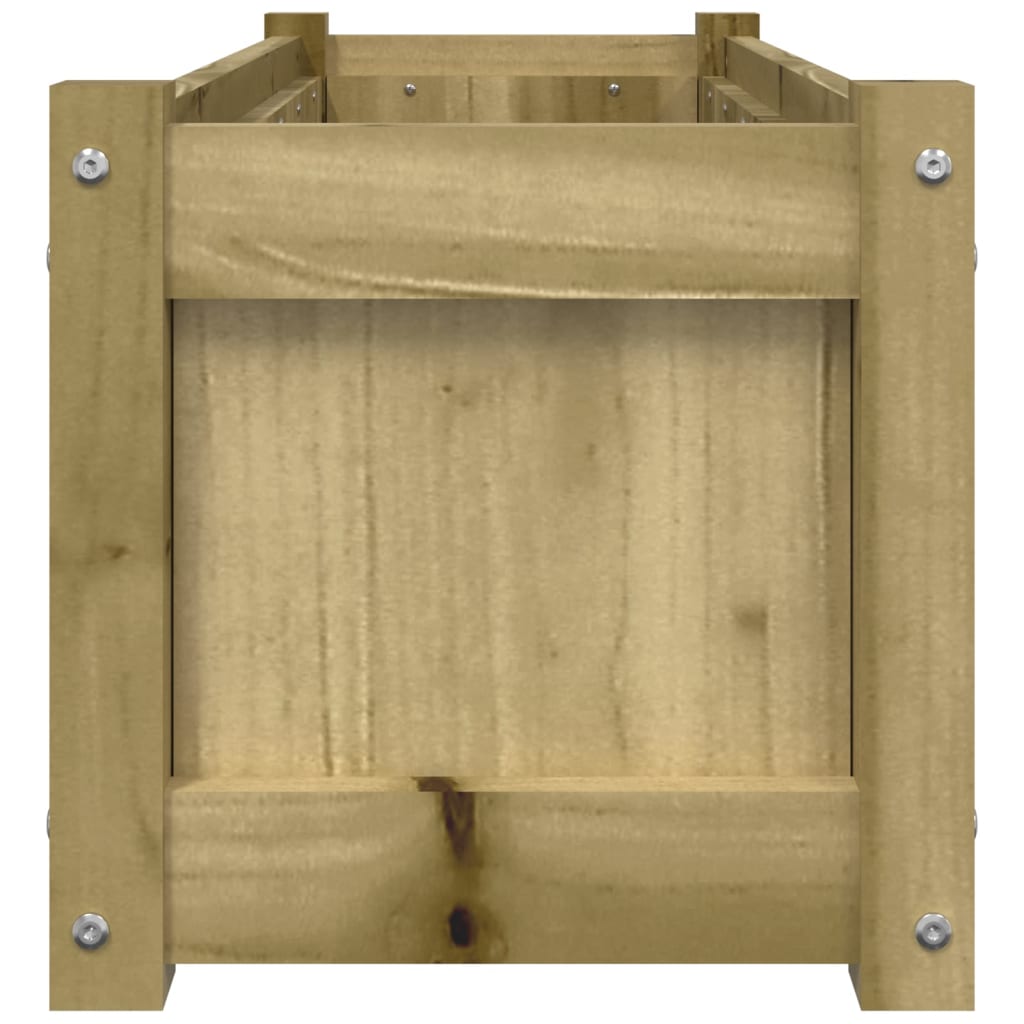 vidaXL Donica ogrodowa, 90x31x31 cm, impregnowane drewno sosnowe