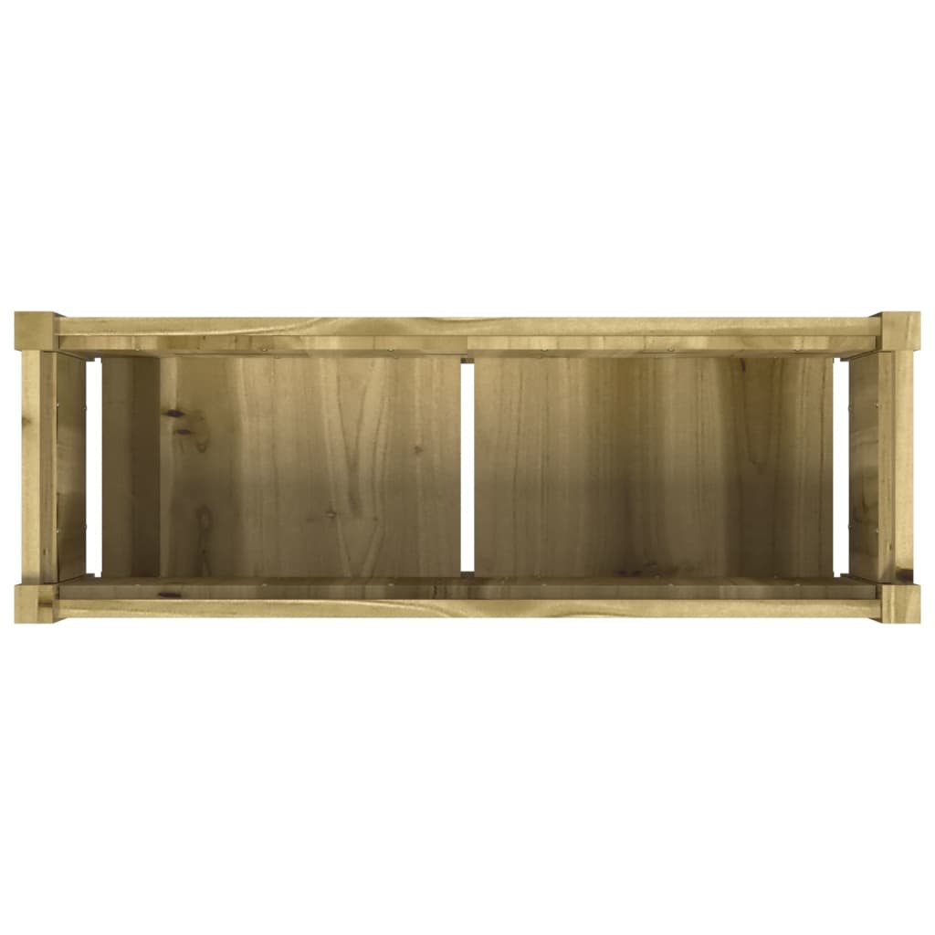 vidaXL Donica ogrodowa, 90x31x31 cm, impregnowane drewno sosnowe