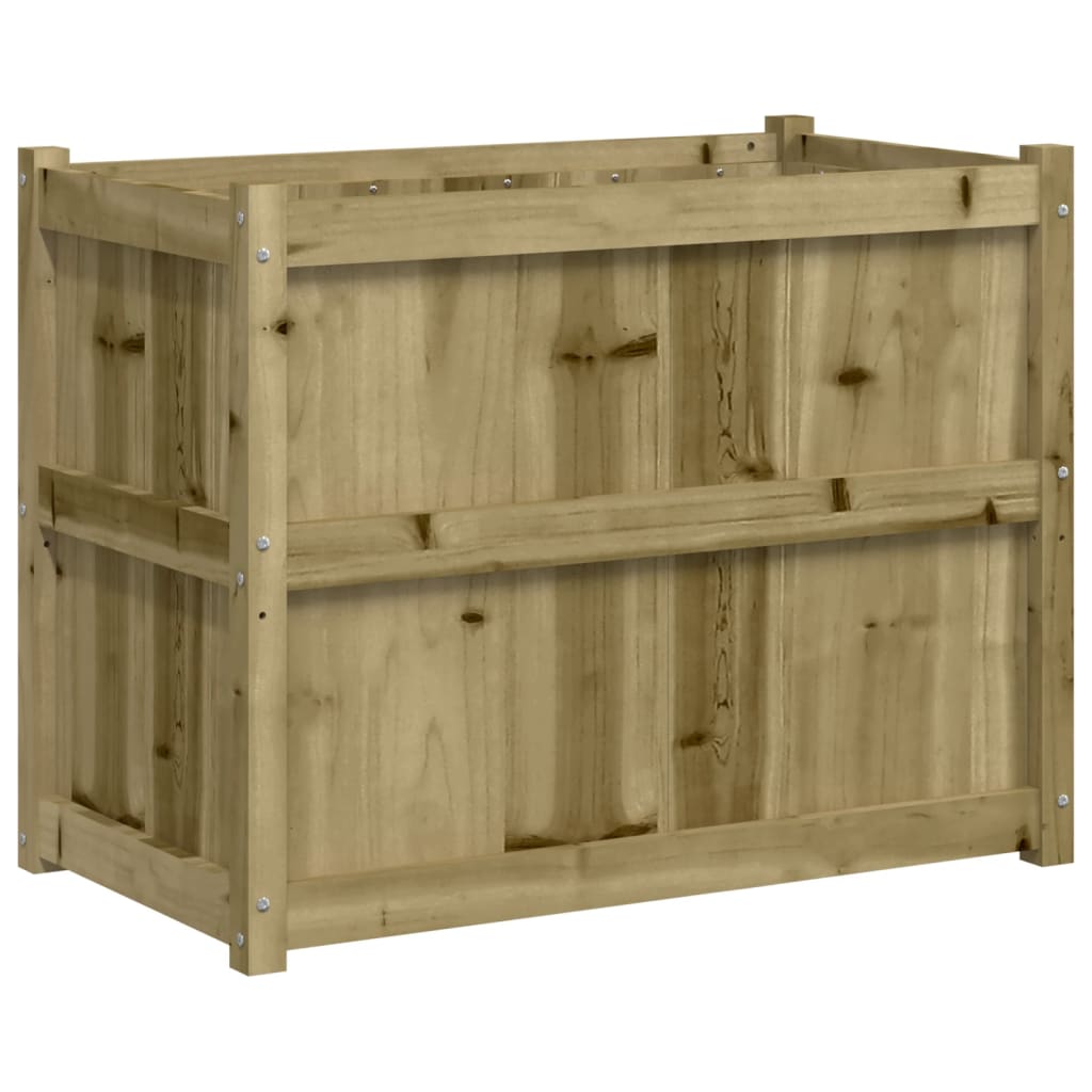 vidaXL Donica ogrodowa, 90x50x70 cm, impregnowane drewno sosnowe