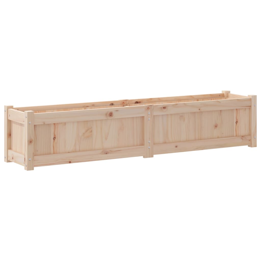 vidaXL Donice ogrodowe, 2 szt., lite drewno sosnowe