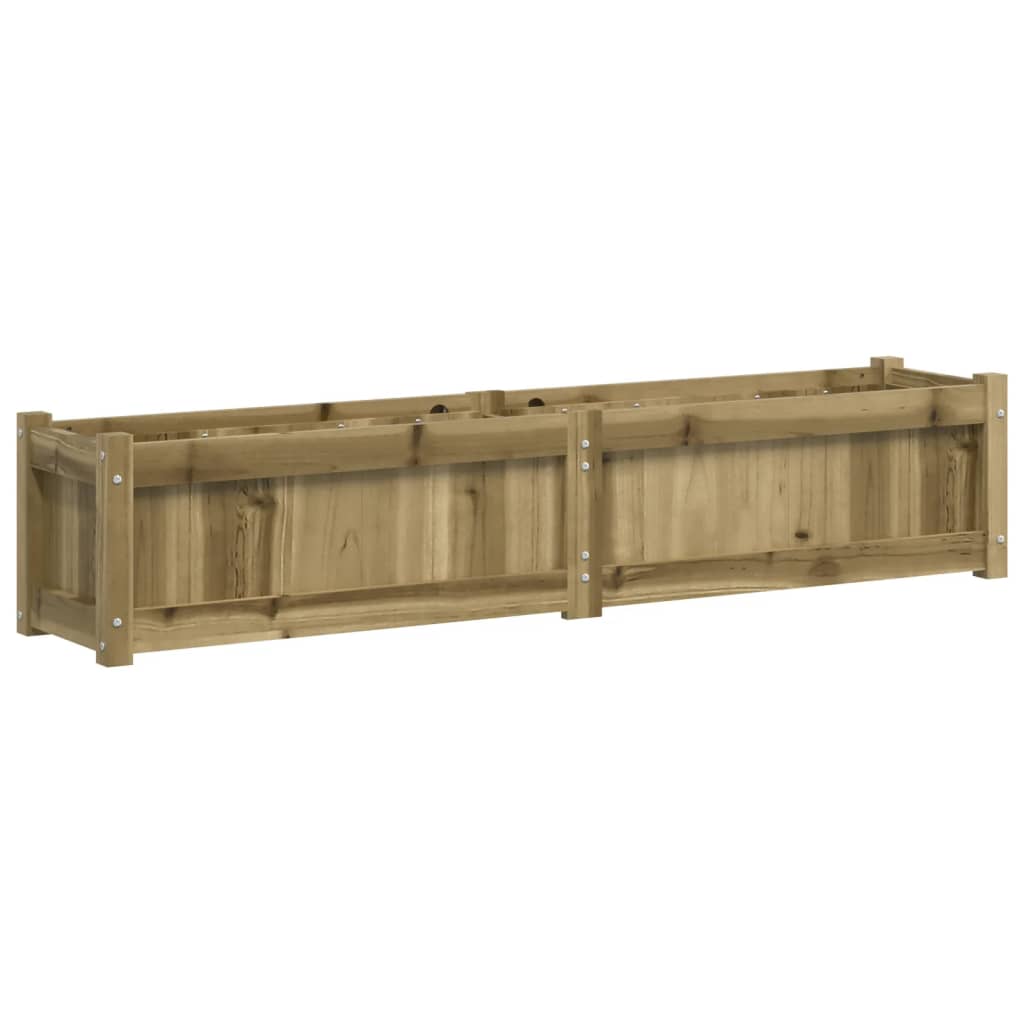 vidaXL Donica ogrodowa, 150x31x31 cm, impregnowane drewno sosnowe