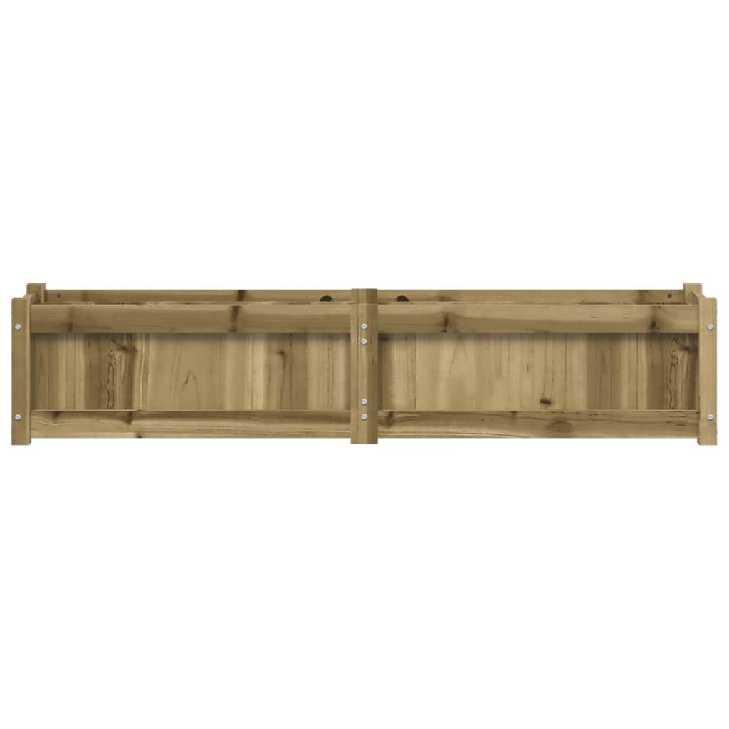 vidaXL Donica ogrodowa, 150x31x31 cm, impregnowane drewno sosnowe