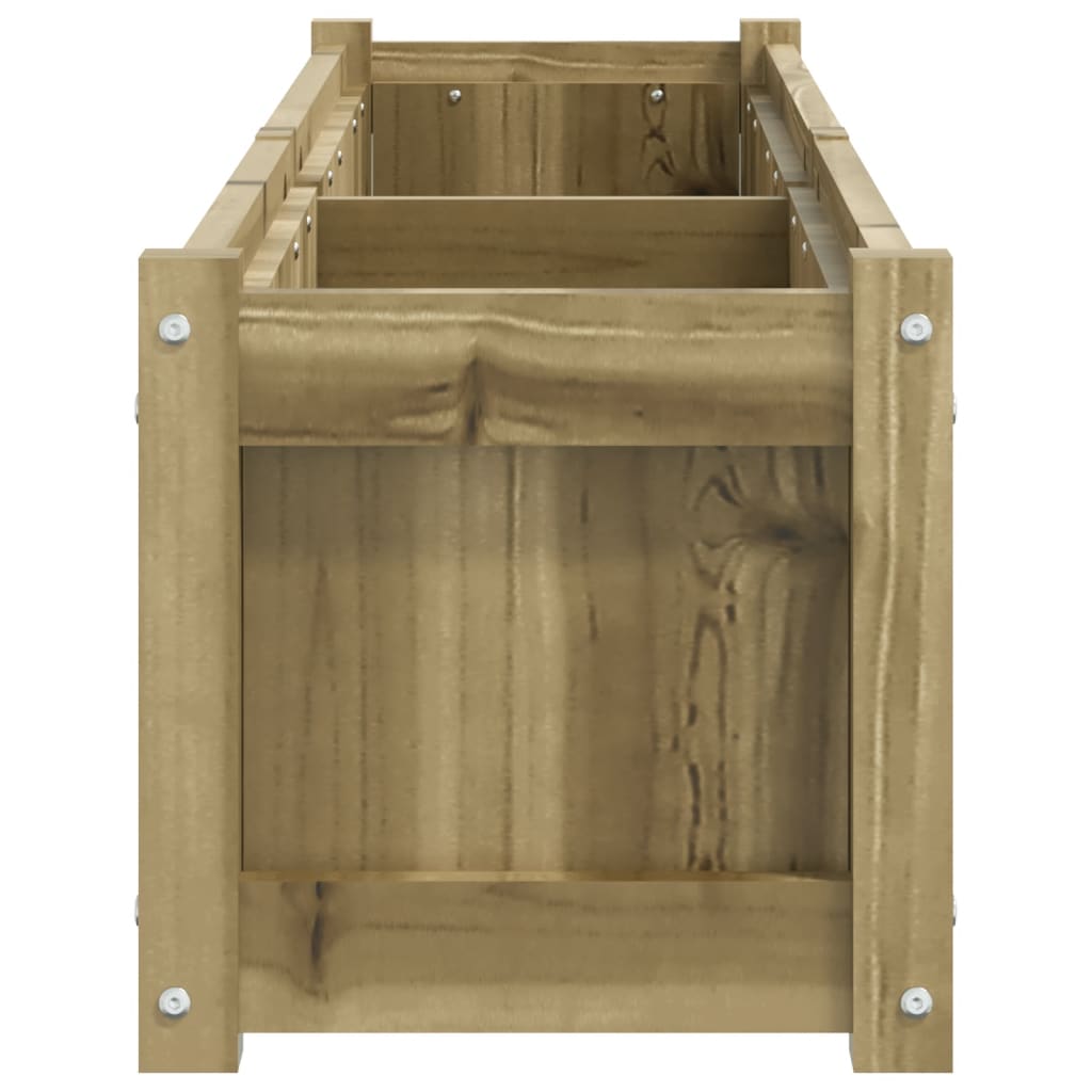 vidaXL Donica ogrodowa, 150x31x31 cm, impregnowane drewno sosnowe