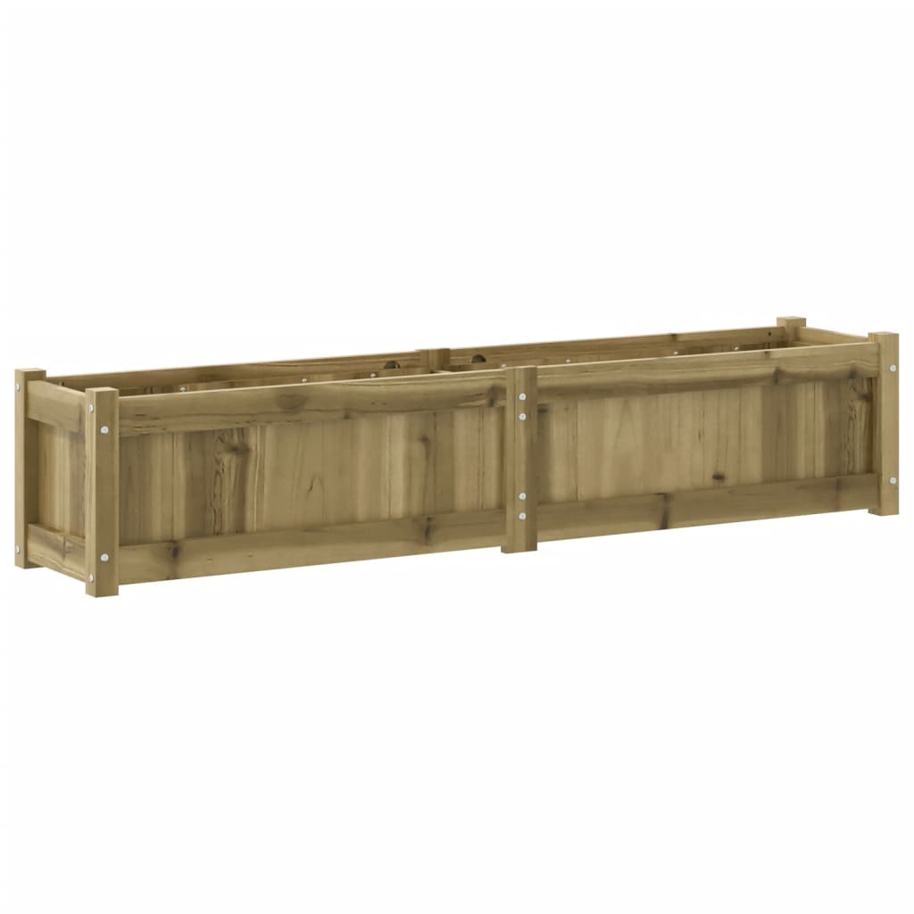 vidaXL Donica ogrodowa, 150x31x31 cm, impregnowane drewno sosnowe