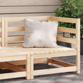 vidaXL Ogrodowa sofa narożna, 70x70x67 cm, lite drewno sosnowe