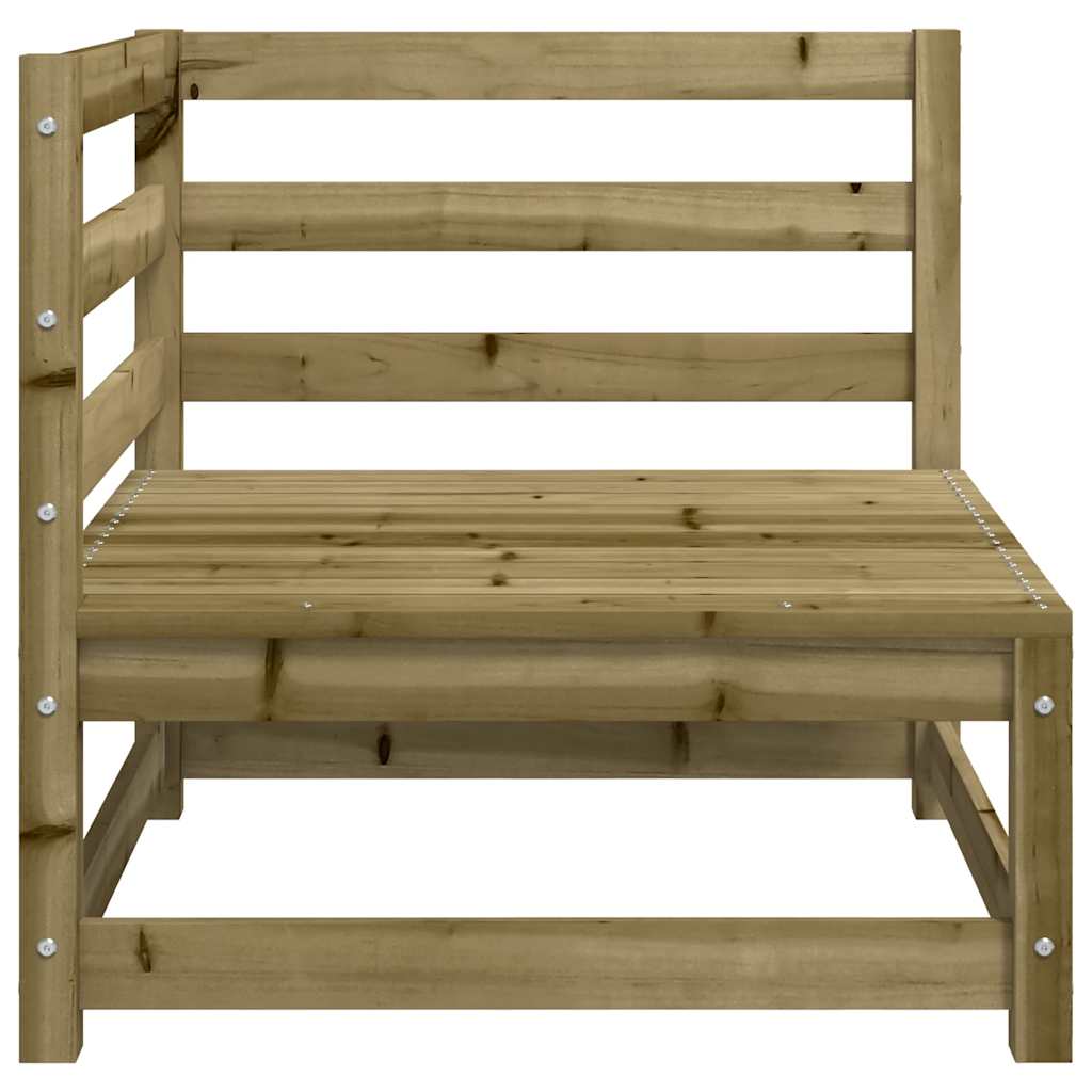 vidaXL Ogrodowa sofa narożna, 70x70x67 cm, impregnowane drewno sosnowe