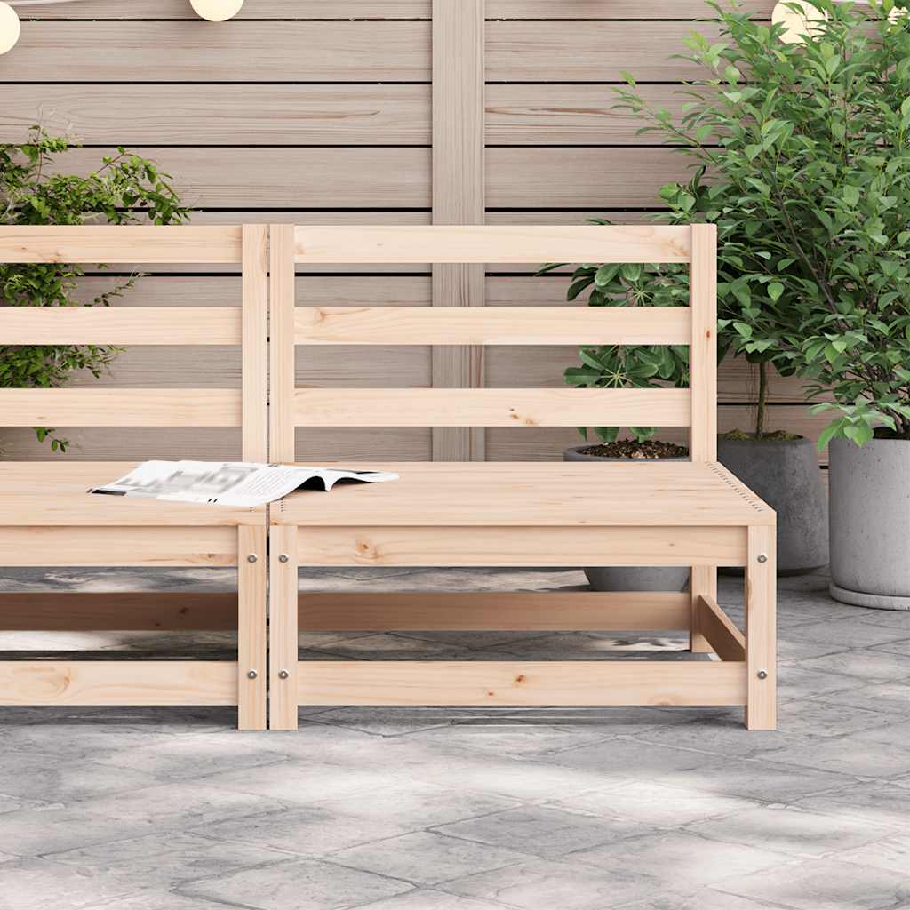 vidaXL Sofa ogrodowa bez podłokietników, 70x70x67 cm, drewno sosnowe