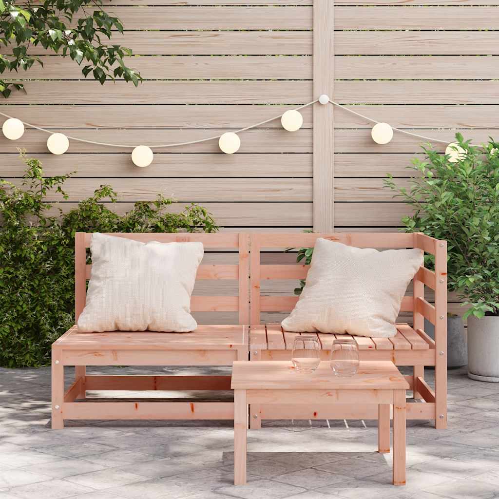 vidaXL Sofa ogrodowa, 2-osobowa, lite drewno daglezjowe