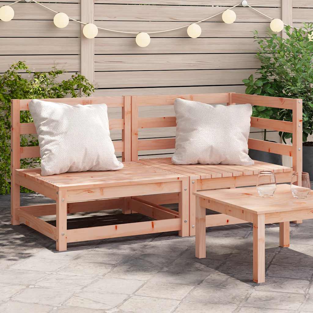 vidaXL Sofa ogrodowa, 2-osobowa, lite drewno daglezjowe