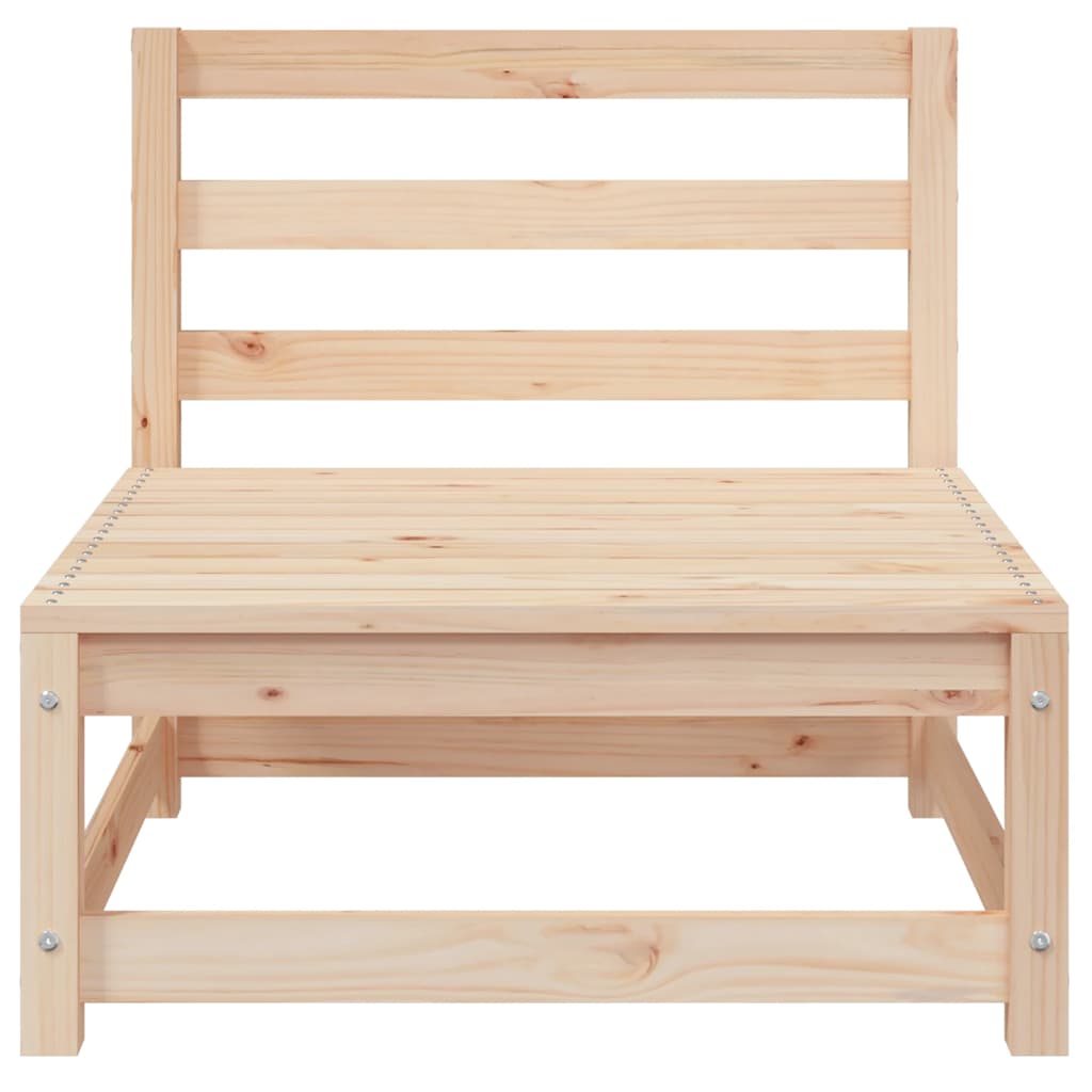 vidaXL Ogrodowa sofa 3-osobowa, lite drewno sosnowe