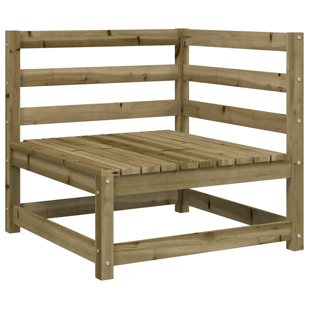 vidaXL Ogrodowa sofa 3-osobowa, impregnowane drewno sosnowe