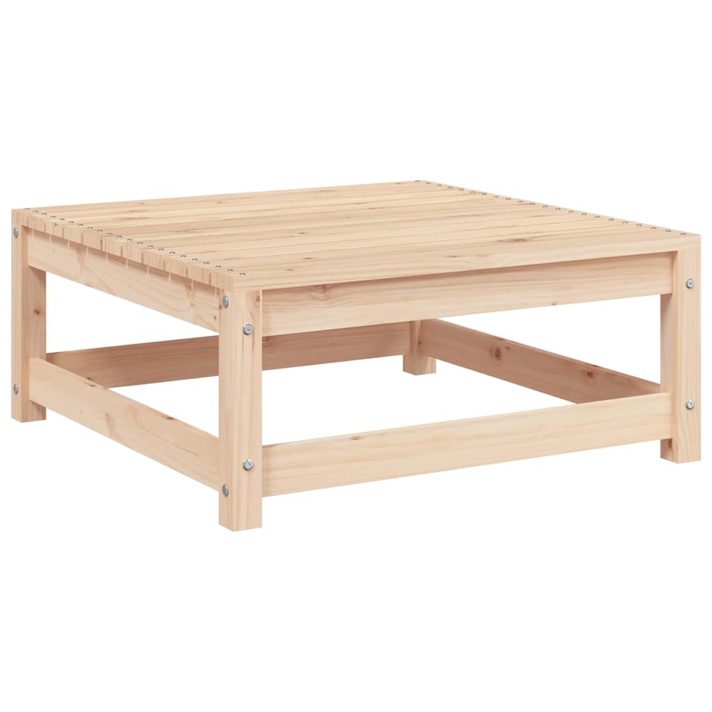 vidaXL Sofa ogrodowa bez podłokietników, z podnóżkiem, drewno sosnowe