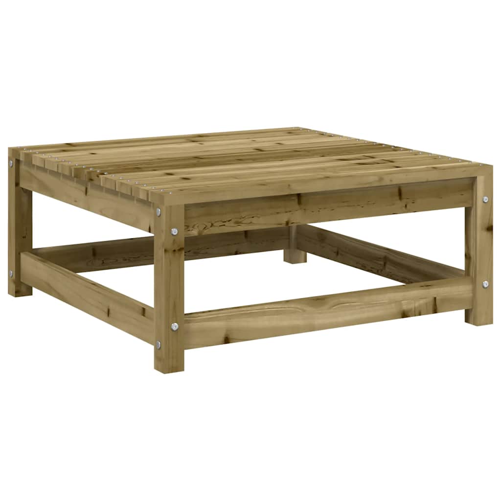vidaXL Ogrodowa sofa bez podłokietników, podnóżek, impregnowana sosna