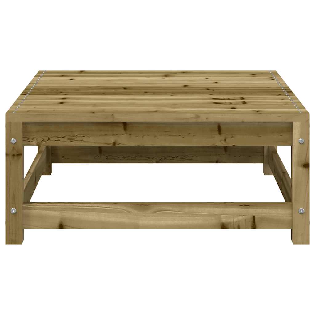 vidaXL Ogrodowa sofa bez podłokietników, podnóżek, impregnowana sosna