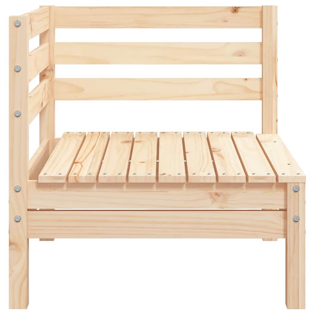 vidaXL Ogrodowa sofa narożna, lite drewno sosnowe