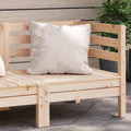 vidaXL Ogrodowa sofa narożna, lite drewno sosnowe