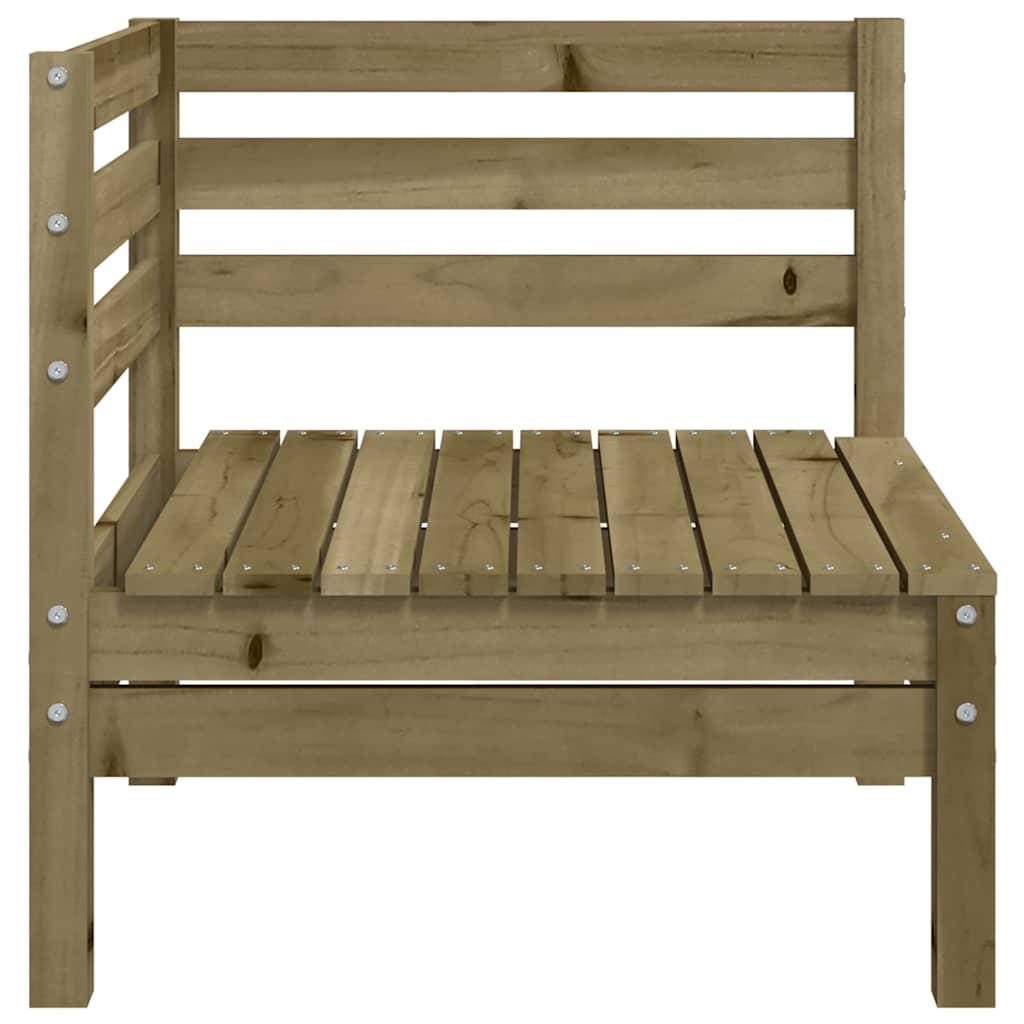 vidaXL Ogrodowa sofa narożna, impregnowane drewno sosnowe