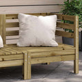 vidaXL Ogrodowa sofa narożna, impregnowane drewno sosnowe