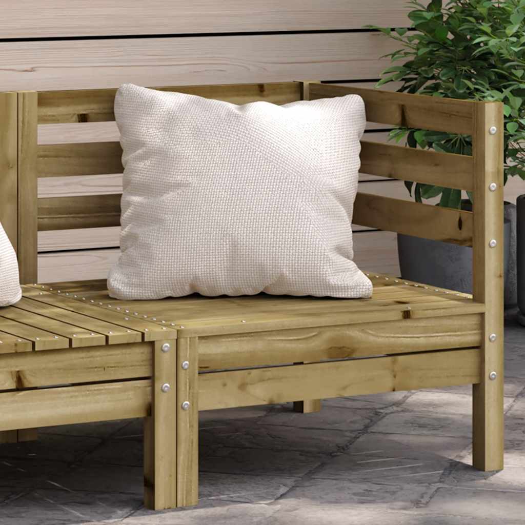 vidaXL Ogrodowa sofa narożna, impregnowane drewno sosnowe