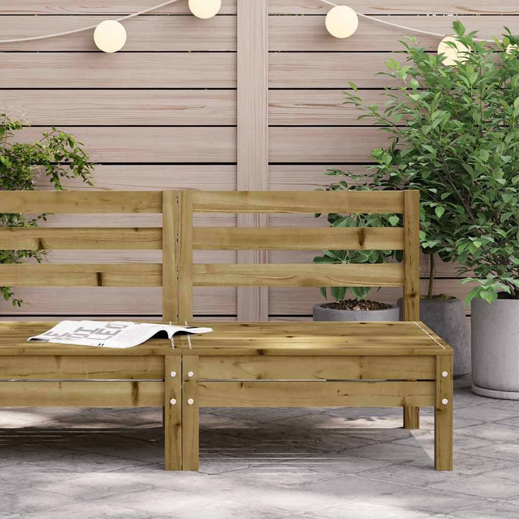 vidaXL Ogrodowa sofa bez podłokietników, impregnowana sosna