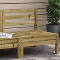 vidaXL Ogrodowa sofa bez podłokietników, impregnowana sosna