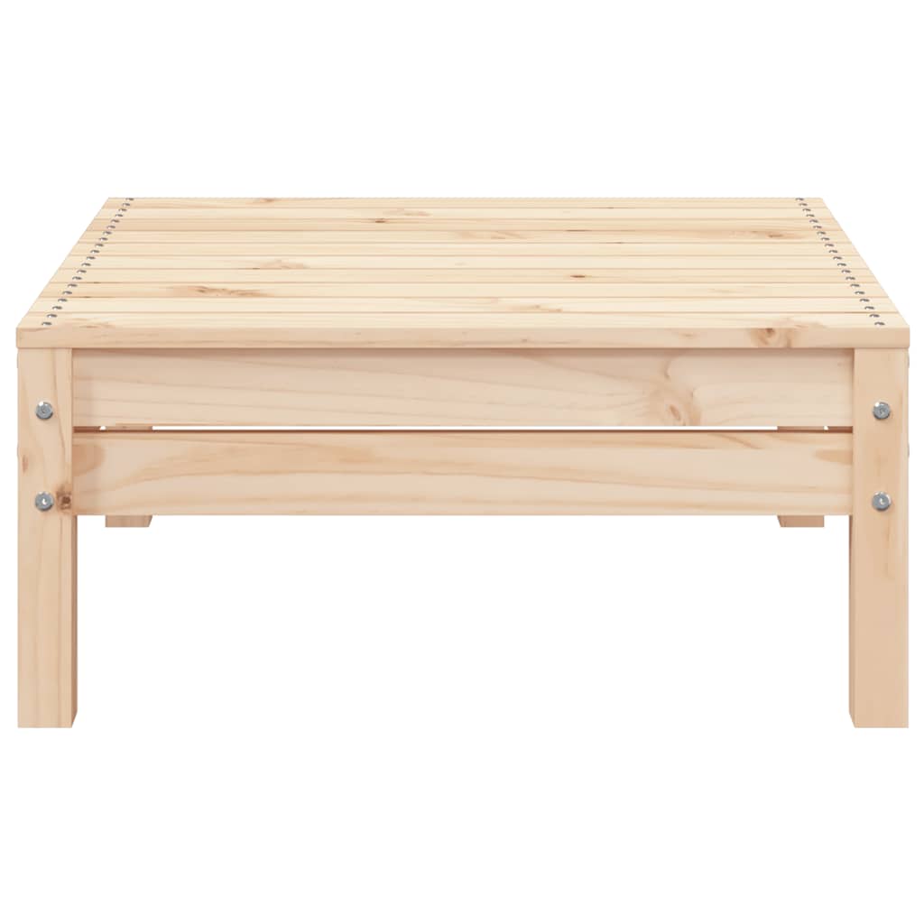 vidaXL Ogrodowa sofa 2-osobowa z podnóżkiem, lite drewno sosnowe