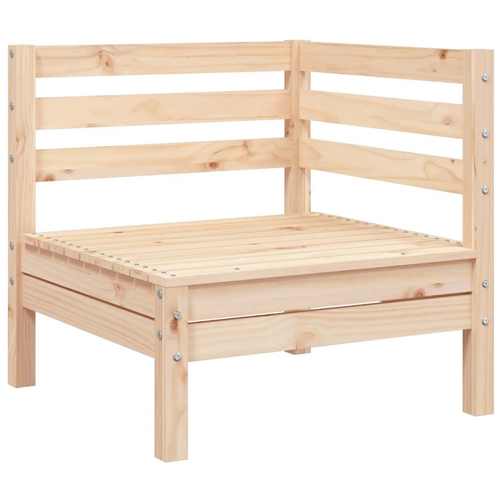 vidaXL Ogrodowa sofa 3-osobowa, lite drewno sosnowe