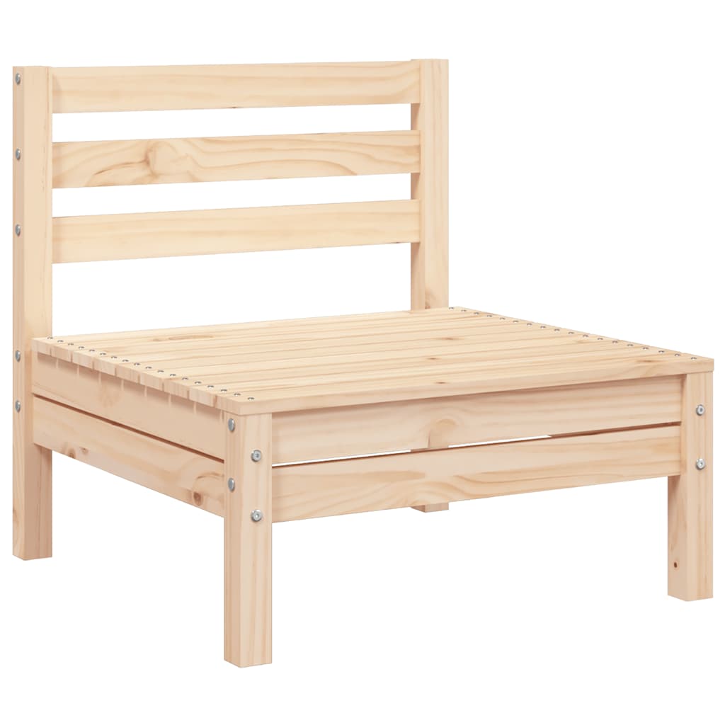 vidaXL Ogrodowa sofa 3-osobowa, lite drewno sosnowe