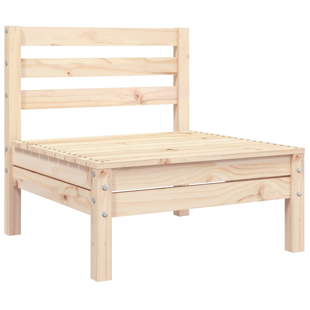 vidaXL Ogrodowa sofa 3-osobowa, lite drewno sosnowe